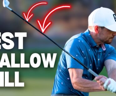 This Drill To SHALLOW The Golf Club is PURE GOLD!
