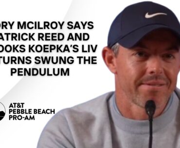 Rory McIlroy Explains Why He Went Back To Blade Irons | AT&T Pebble Beach