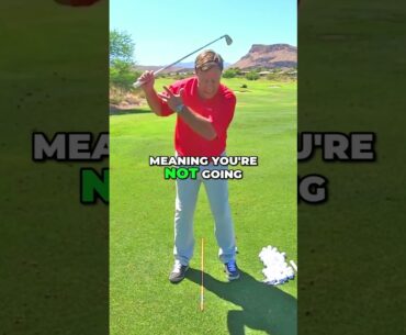 How To Hit The Ball With Your Body Not Your Arms #golftips #golf #shorts