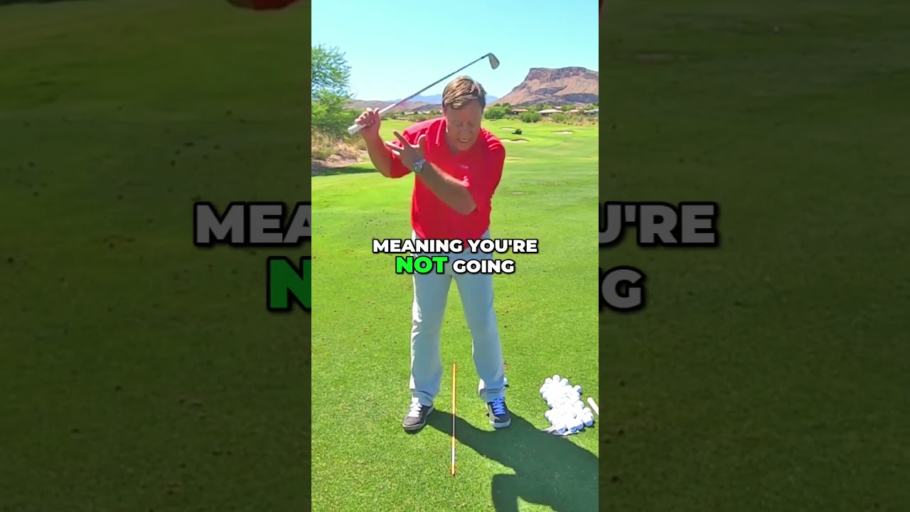 How To Hit The Ball With Your Body Not Your Arms #golftips #golf #shorts