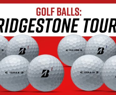 BRIDGESTONE TOUR B GOLF BALL COMPARISON