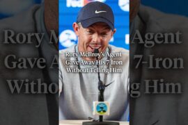 Fortunately, getting a new golf club is easy for Rory McIlroy. 😂