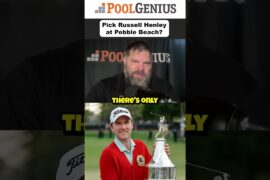 Pick Russell Henley at Pebble Beach? #pga #pgapicks #oneanddone #pebblebeach