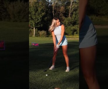 Amazing Golf Swing you need to see | Golf Girl awesome swing | Golf shorts | Alyson Morris