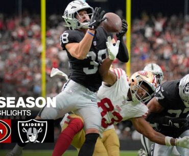 San Francisco 49ers vs. Las Vegas Raiders Game Highlights | 2025 Preseason Week 2