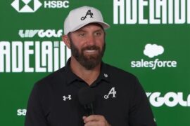 Dustin Johnson on Signing Anthony Kim to 4Aces | LIV Adelaide Day 1 Interview