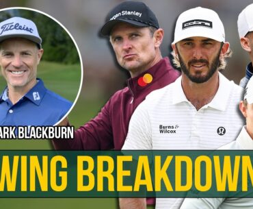 Justin Rose, Matt Fitzpatrick, Max Homa & Daniel Berger Swing Analysis with Mark Blackburn