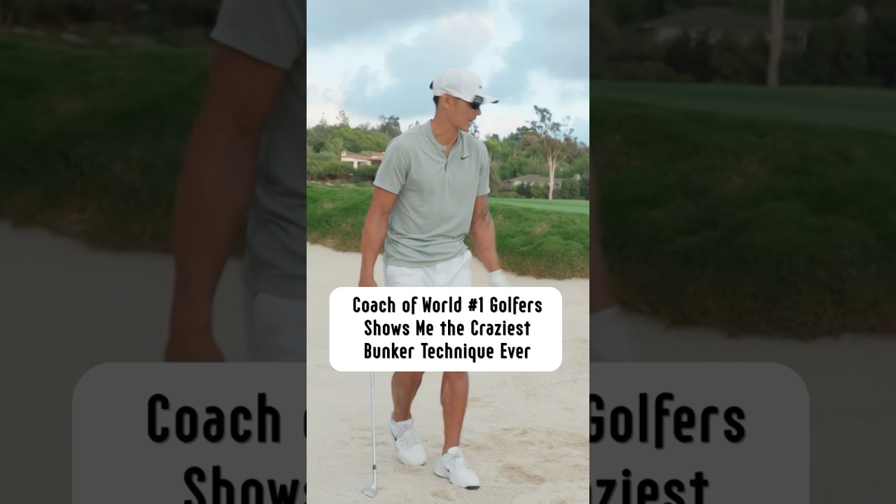 Golf Coach of World #1s Shows me an insane bunker technique