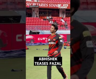 Abhishek Sharma playfully taunts Fazalhaq Farooqi over his IPL team switch |Sports  Today