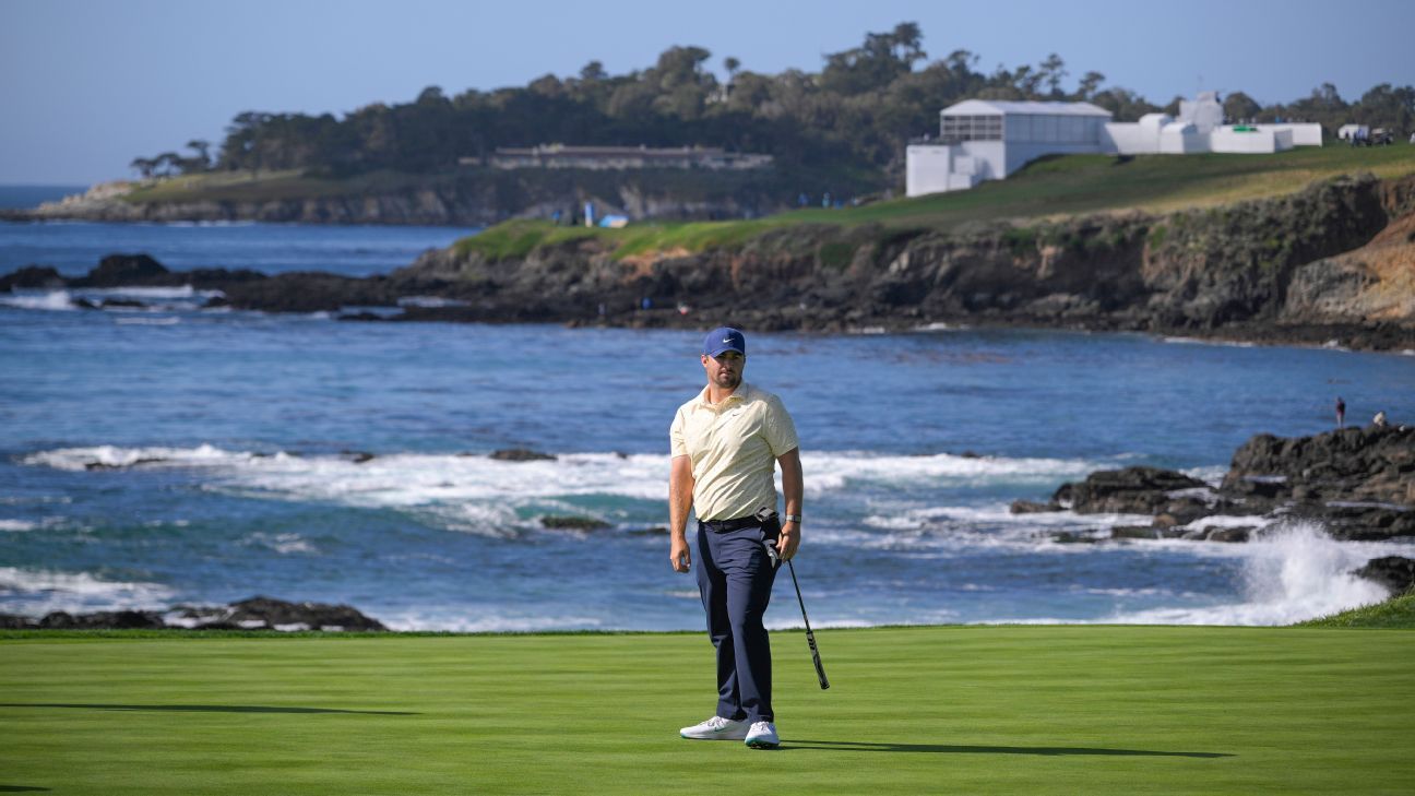 Hisatsune leads AT&T Pebble Beach Pro-Am; Gotterup 2 back Copy Link