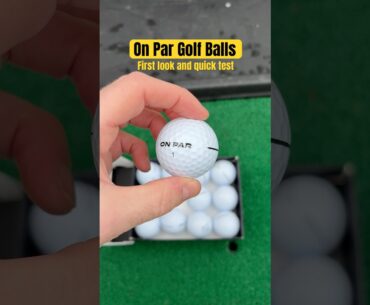 Would you play with these On Par golf balls? #golf #golfballs #golfswing