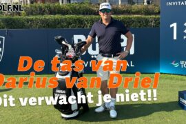 De golftas van Darius van Driel, dit verwacht je niet!