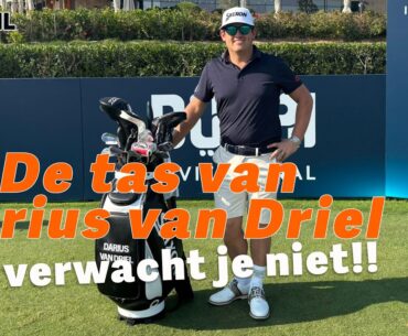 De golftas van Darius van Driel, dit verwacht je niet!