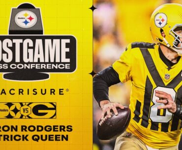 Rodgers & Queen Postgame Press Conference (Week 8 vs Green Bay Packers) | Pittsburgh Steelers