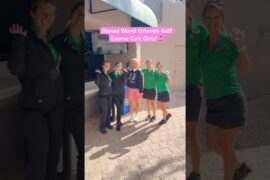 Cart girls unite! #cartgirl #golf #golfgirls #golfers #barbie #disney #disneyworld #florida #golfer