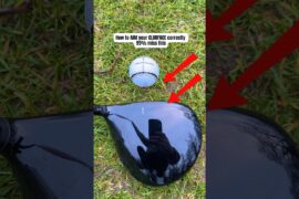 I drive the golf ball straighter using this hack #golf #golfswing #golflesson