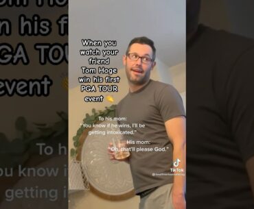 Get yourself a friend like Tom Hoge 👏