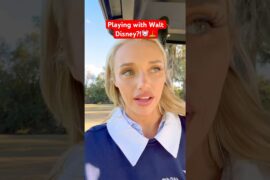 Golf with a legend! #golf #golfgear #golfgirls #golfers #barbie #cartgirl #funny #dayinmylife #fun