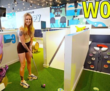 We Found an AWESOME Pop Culture Mini Golf Course
