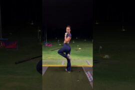 Amazing Golf Swing you need to see | Golf Girl awesome swing | Golf shorts | MOLLIE LOUISE WHITE