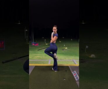 Amazing Golf Swing you need to see | Golf Girl awesome swing | Golf shorts | MOLLIE LOUISE WHITE