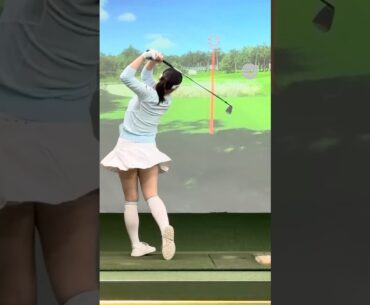 가볍게 한파고 가동 ON 🩵🤍 | KLPGA 한지민(Jimin Han) #응원릴레이 #한지민2026