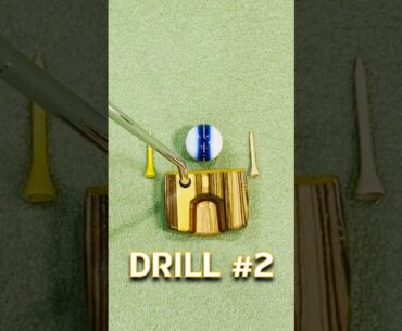 Easy Drill For Putting Improvement #puttingdrills #golfpractice #putter #timbertouch #golftips