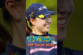 Rio Takeda: Eagle Hole 12 Par 5 Round 3 PIF Saudi Ladies International 2026 #golf #let #riotakeda