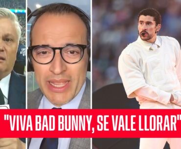 BAD BUNNY provoca emoción y LÁGRIMAS en los analistas de ESPN | Medio Tiempo | Super Bowl 60