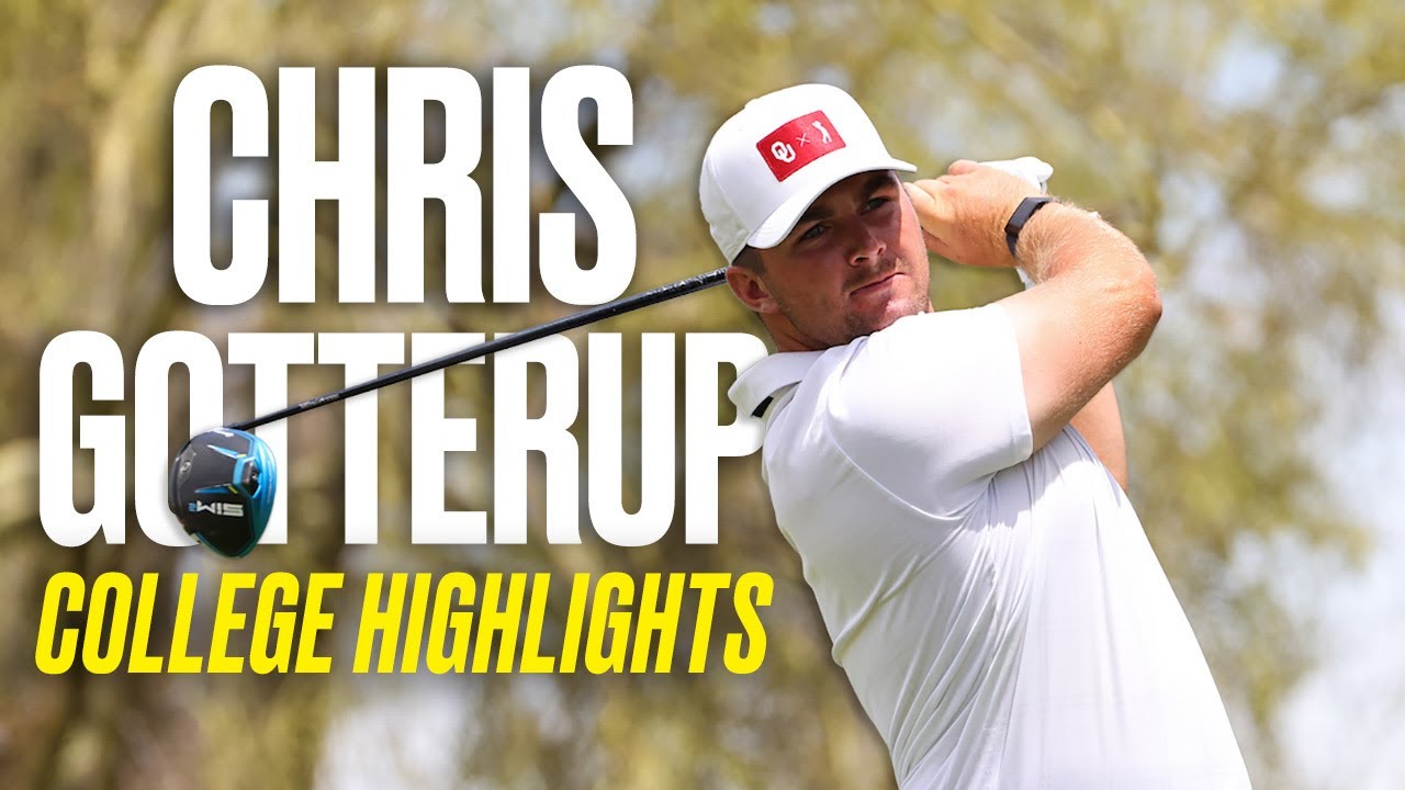 Chris Gotterup’s college golf highlights at Oklahoma Chris Gotterup's college golf highlights at Oklahoma