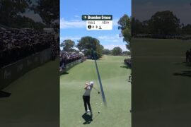 Sister Bethina 🤝 Branden Grace Co-Leader and on the charge in Adelaide! 🦏🇿🇦#golf #adelaide