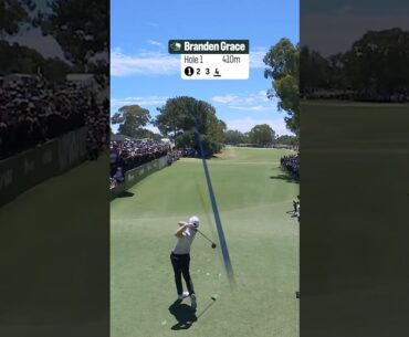 Sister Bethina 🤝 Branden Grace Co-Leader and on the charge in Adelaide! 🦏🇿🇦#golf #adelaide