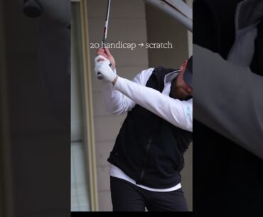 You'll feel: arms soften, club shallow  pressure move into lead foot without trying. #golf #golftips