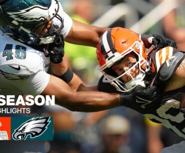 Cleveland Browns vs. Philadelphia Eagles Game Highlights | 2025 Preseason Week 2