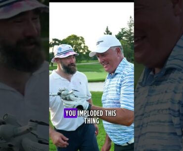 Dan Boever's Golf Ball Obliterates Drone #golf #shorts #satisfying