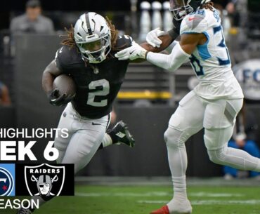 Tennessee Titans vs. Las Vegas Raiders Game Highlights | NFL 2025 Season Week 6