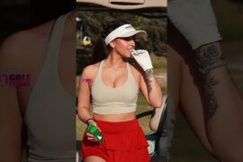 Amazing Golf Swing you need to see | Golf Girl awesome swing | Golf shorts | Whitney Wren