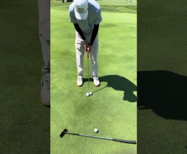 Face on view of my own putting stroke, what do you notice? #golf #golfswing #pga #putting #fyp
