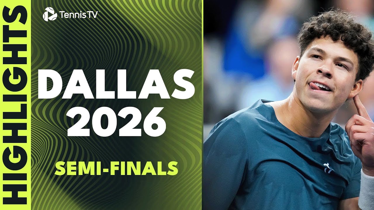 Shelton Battles Shapovalov, Fritz Faces Cilic | Dallas 2026 Semi-Finals Highlights