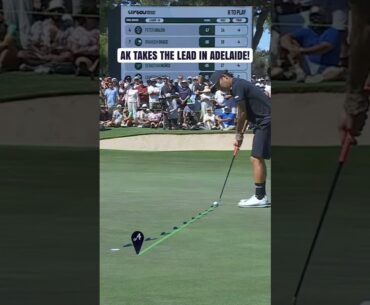 Anthony Kim takes the lead!