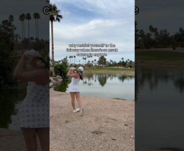 Why restrict yourself in golf? #funny #golf #golfswing #golfer