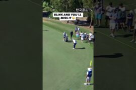 골프는 실력보다 운빨이 좌우된다. #golfswing #golf