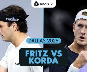 Fritz vs Korda SHOWDOWN 🍿 | Dallas 2026 Highlights