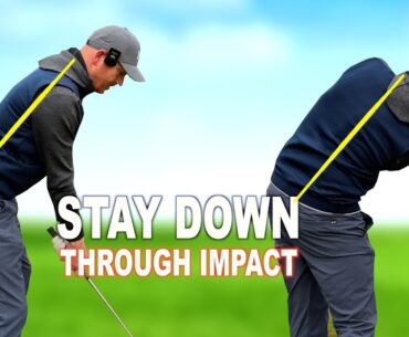 3 TRICKS to STAYING DOWN in the Golf Swing