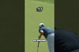 Cliffhanger putt from Tommy Fleetwood #golf #pga #tommyfleetwood