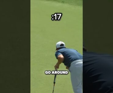 Cliffhanger putt from Tommy Fleetwood #golf #pga #tommyfleetwood