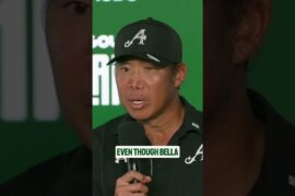 The hug with Bella on 18 will be remembered forever. ❤️ #golf #LIVGolf