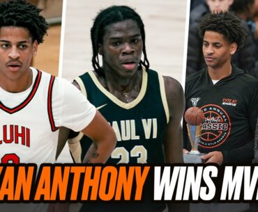 Kiyan Anthony Wins MVP 🆚 5⭐️ Junior Jordan Smith Jr. 🚨 | LuHi vs Paul VI