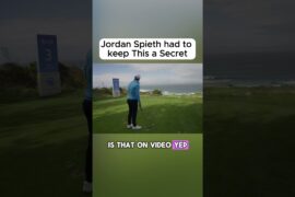 Jordan Spieth has a BIG SECRET 🤫 #golf #shorts #secret #pgatour @NoLayingUp