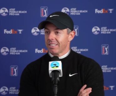 Rory McIlroy Shoots Bogey-Free 64 (8-Under) | Pebble Beach Pro-Am Final Round Interview